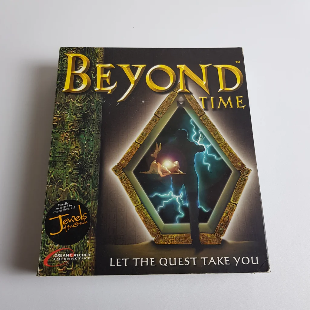 Beyond Time PC játék doboza fehér háttéren