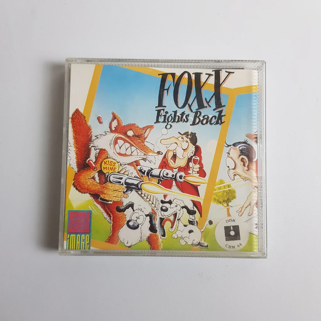 Foxy Fights Back videojáték doboza, színes rajzolt borítóval