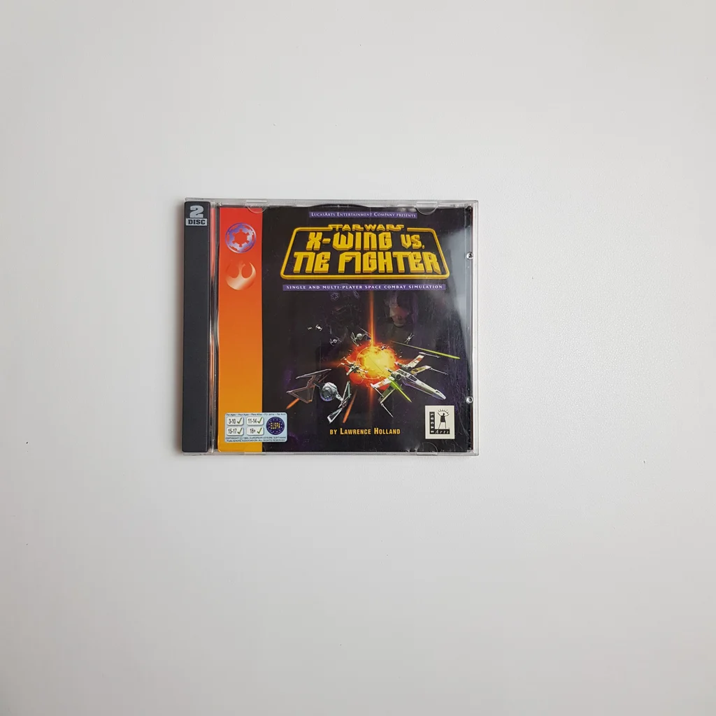 Star Wars: X-Wing vs. TIE Fighter PC játék CD tok elölről, borítóval