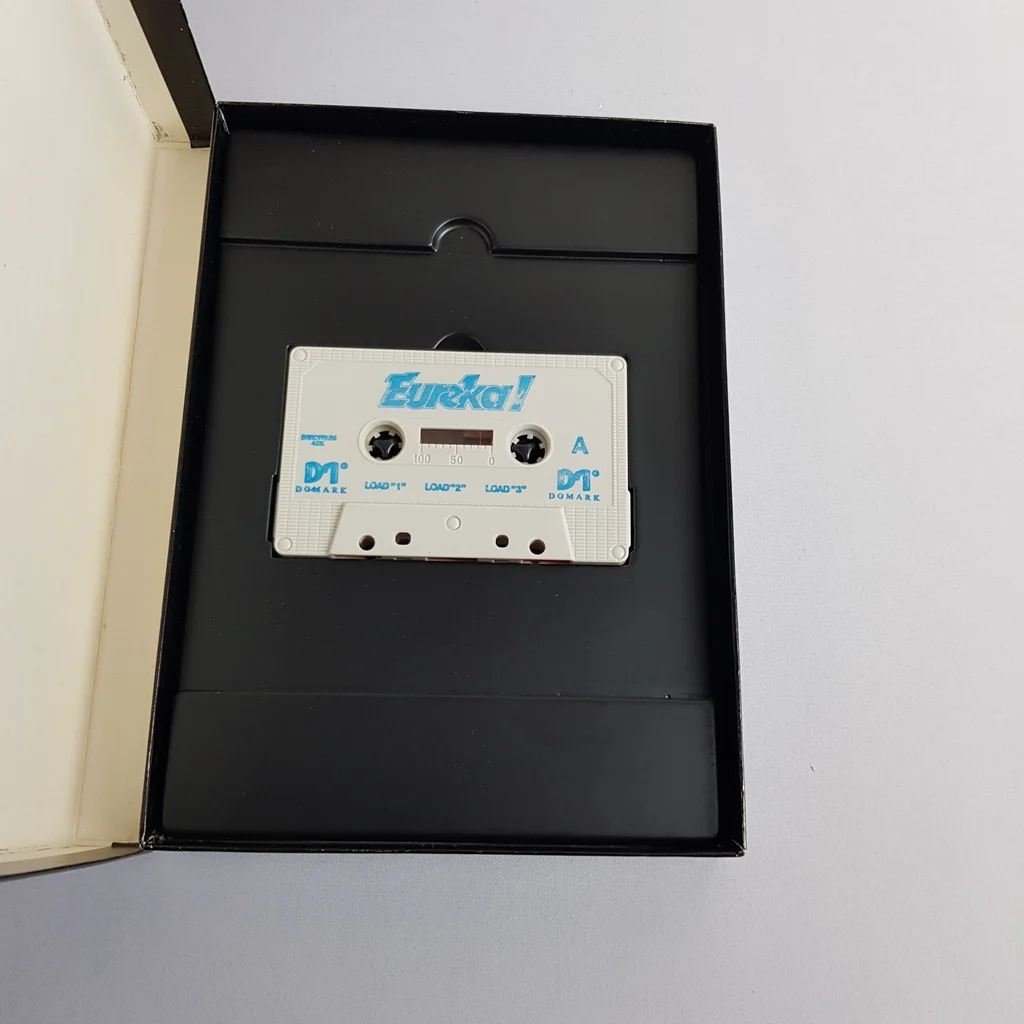 Eureka! Spectrum 48K kazetta a dobozban Eureka! videojáték kazetta a dobozban, Spectrum 48K-hoz