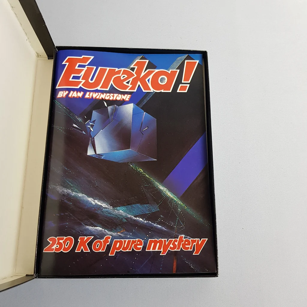 Eureka! Spectrum 48K videojáték kézikönyv a dobozban Eureka! videojáték kézikönyv a dobozban, színes borítóval