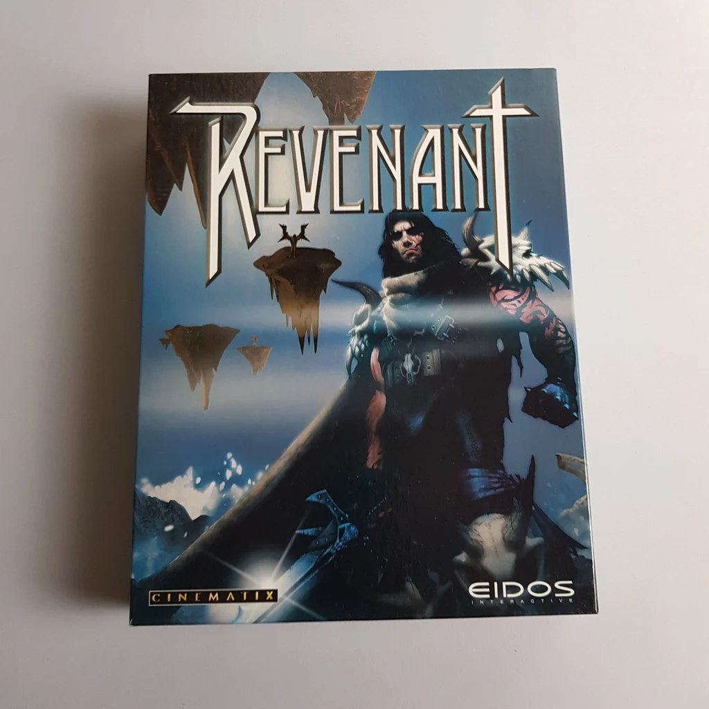 A Revenant című PC játék dobozának elülső oldala, fantasy stílusú borítóval.